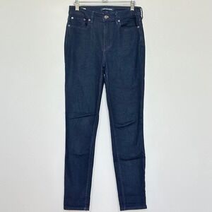 Calvin Klein Jeans Womens 4 High Rise Skinny Indigo Blue Repreve Denim Pants